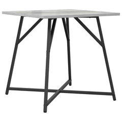 vidaXL Side Table Set 2 pcs Grey Sonoma and Black 50 x 50 x 50 cm 5