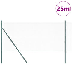 Hexagonal Fence Ground Fix 25 x 0.4 m PVC-Coated Steel mesh Size 13 mm mesh Green 1.2 m