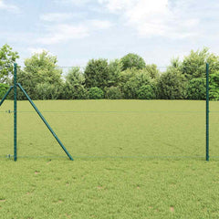 Hexagonal Fence Ground Fix 100 x 0.4 m PVC-Coated Steel Grey mesh Size 25 mm mesh 1.4 m