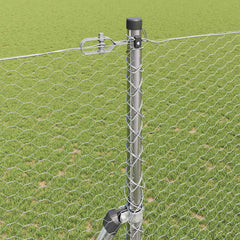 vidaXL Hexagonal Fence Ground Fix 10 x 1.5 m Galvanised Steel Silver 4