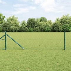 Hexagonal Fence Post PVC-Coated Steel Green mesh Size