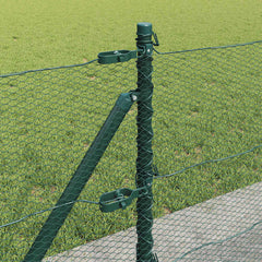 vidaXL Hexagonal Fence with Concrete Base 10 x 0.6 m PVC-Coated Steel 5