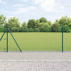 Hexagonal Fence Concrete Base PVC-Coated Steel Green Mesh size