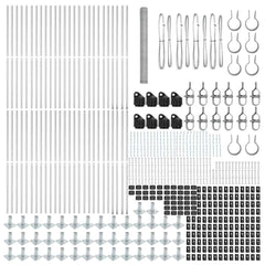 Hexagonal Fence with Concrete Base 100 x 1 m Galvanised Steel mesh Size 25 mm mesh 1.4 m