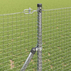 Welded Wire Fence Ground Fix 50 x 1 m Silver Galvanised Steel mesh Size 2.5 x 2.5 cm mesh 1 m