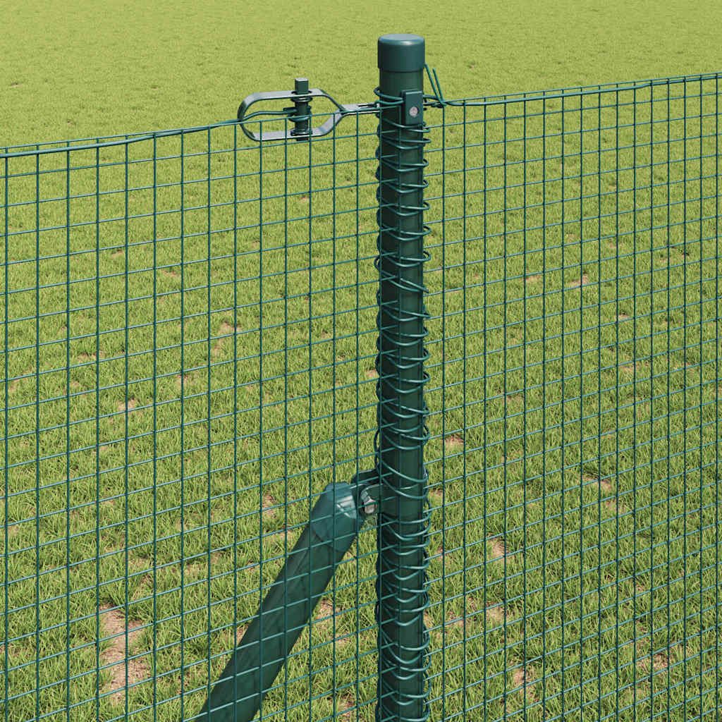 Welded Wire Fence Ground Fix 50 x 1 m PVC-Coated Steel Green mesh Size 1.6 x 1.6 cm mesh 1 m