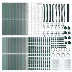 Welded Wire Fence Ground Fix 100 x 0.4 m PVC-Coated Steel Green 1 m 1.2 x 1.2 cm mesh