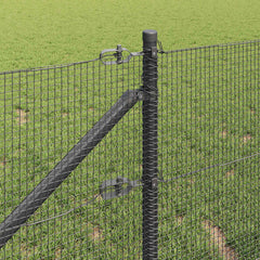 Welded Wire Fence Spikes PVC-coated Steel Grey mesh Size