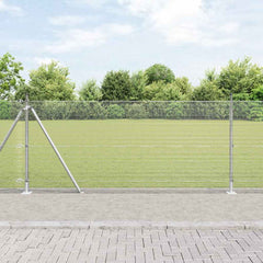 Welded Wire Fence Concrete Base Galvanised Steel mesh Size