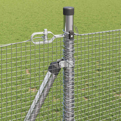 Welded Wire Fence with Concrete Base 50 x 1 m Galvanised Steel mesh Size 12 x 12 mm mesh 1 m