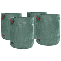 vidaXL Garden Waste Bags 4 pcs 500 L Green Polypropylene 1