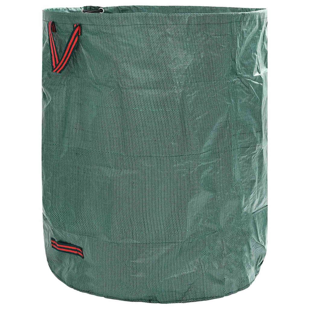 vidaXL Garden Waste Bags 4 pcs 500 L Green Polypropylene 3
