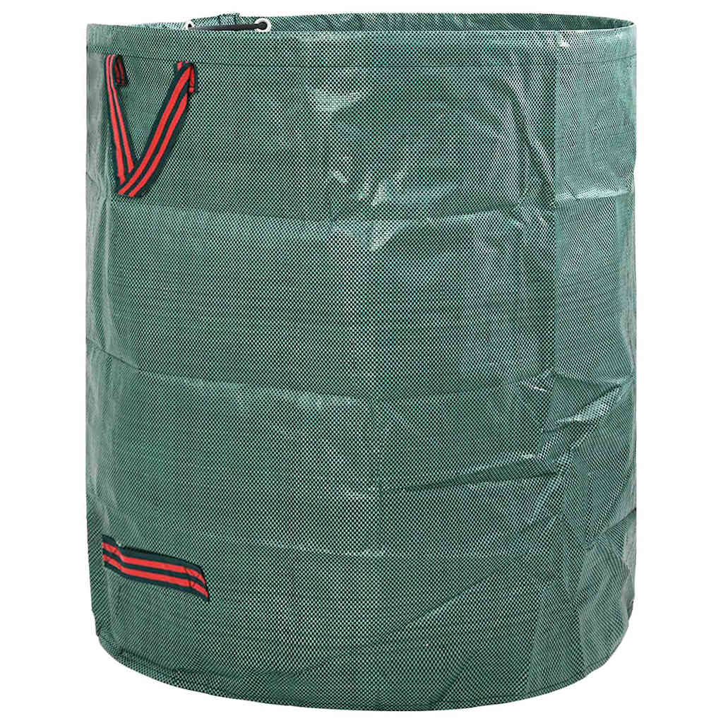 vidaXL Garden Waste Bags 12 pcs 272 L Green Polypropylene 3