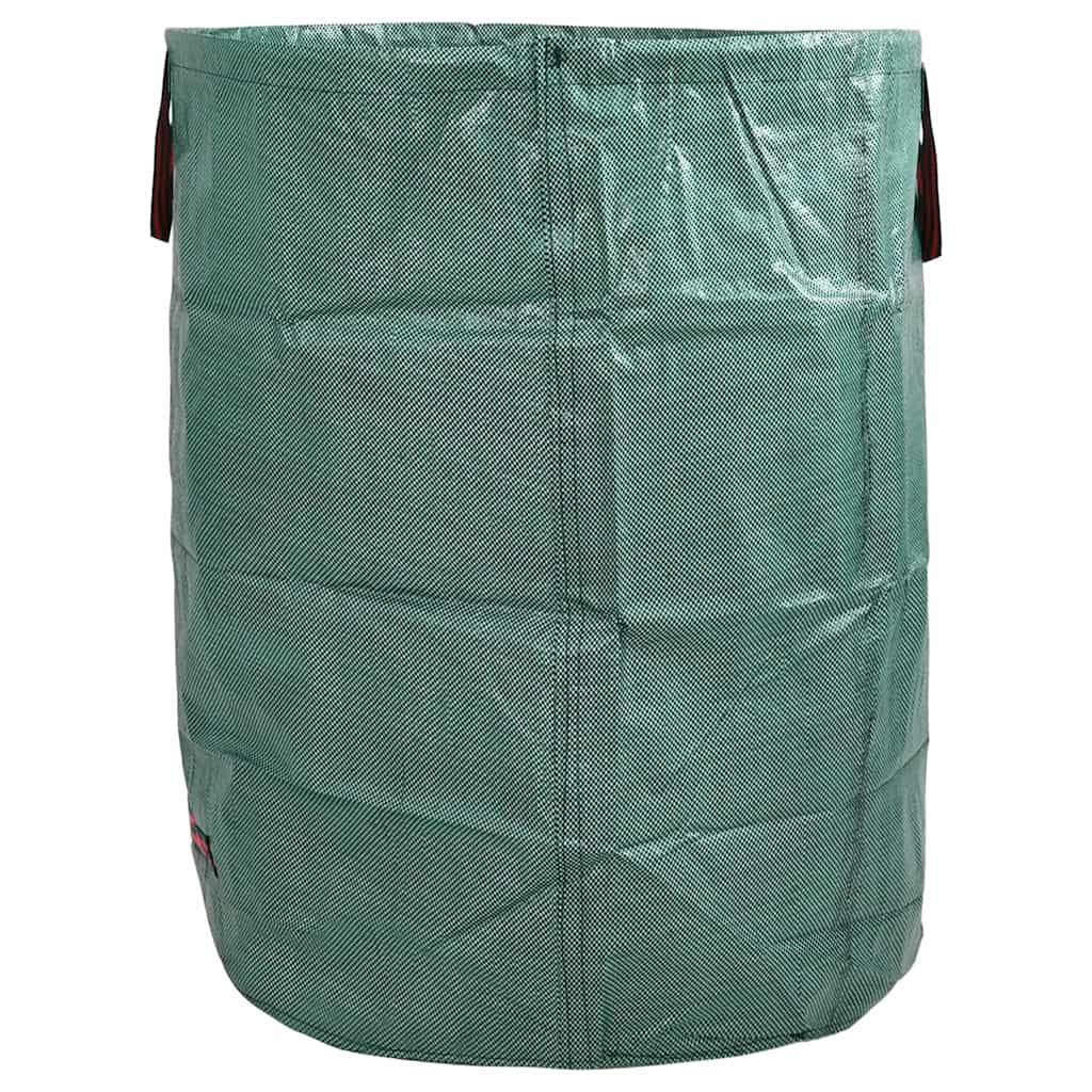 vidaXL Garden Waste Bags 12 pcs 300 L Green Polypropylene 4