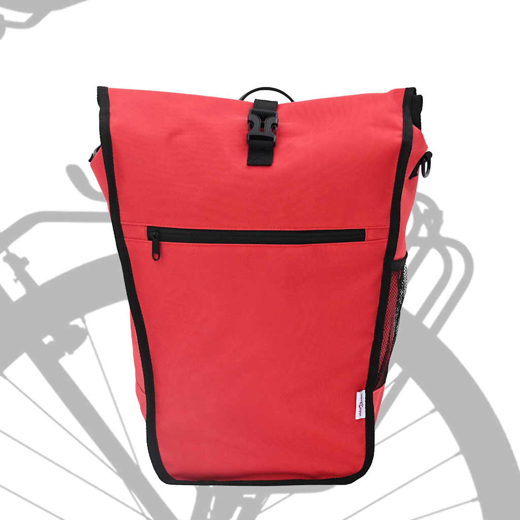 vidaXL Bicycle Bag Red 34 x 16 x 59 cm Polyester 2