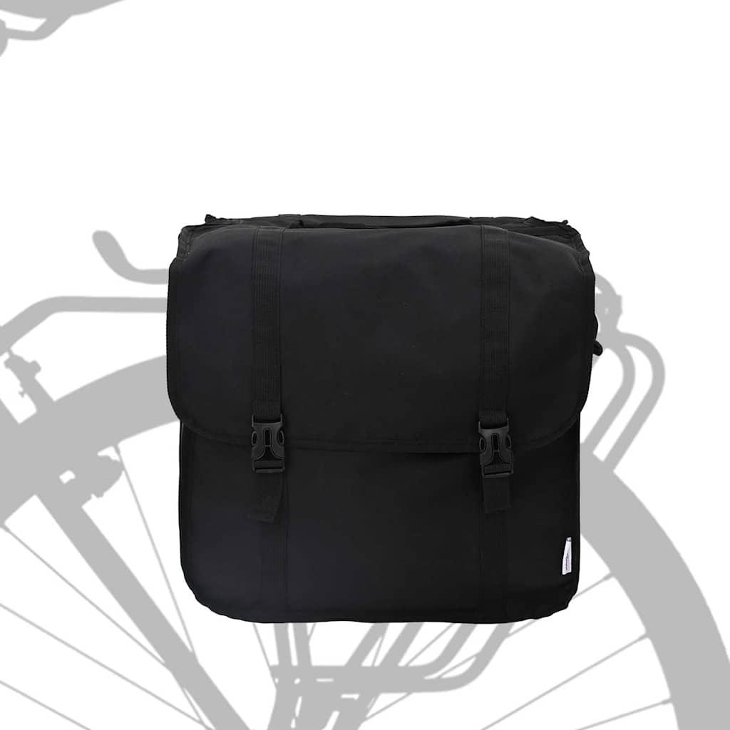 vidaXL Bicycle Bag Black 40 x 18.5 x 35 cm Polyester 2