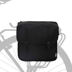 vidaXL Bicycle Bag Black 40 x 18.5 x 35 cm Polyester 2