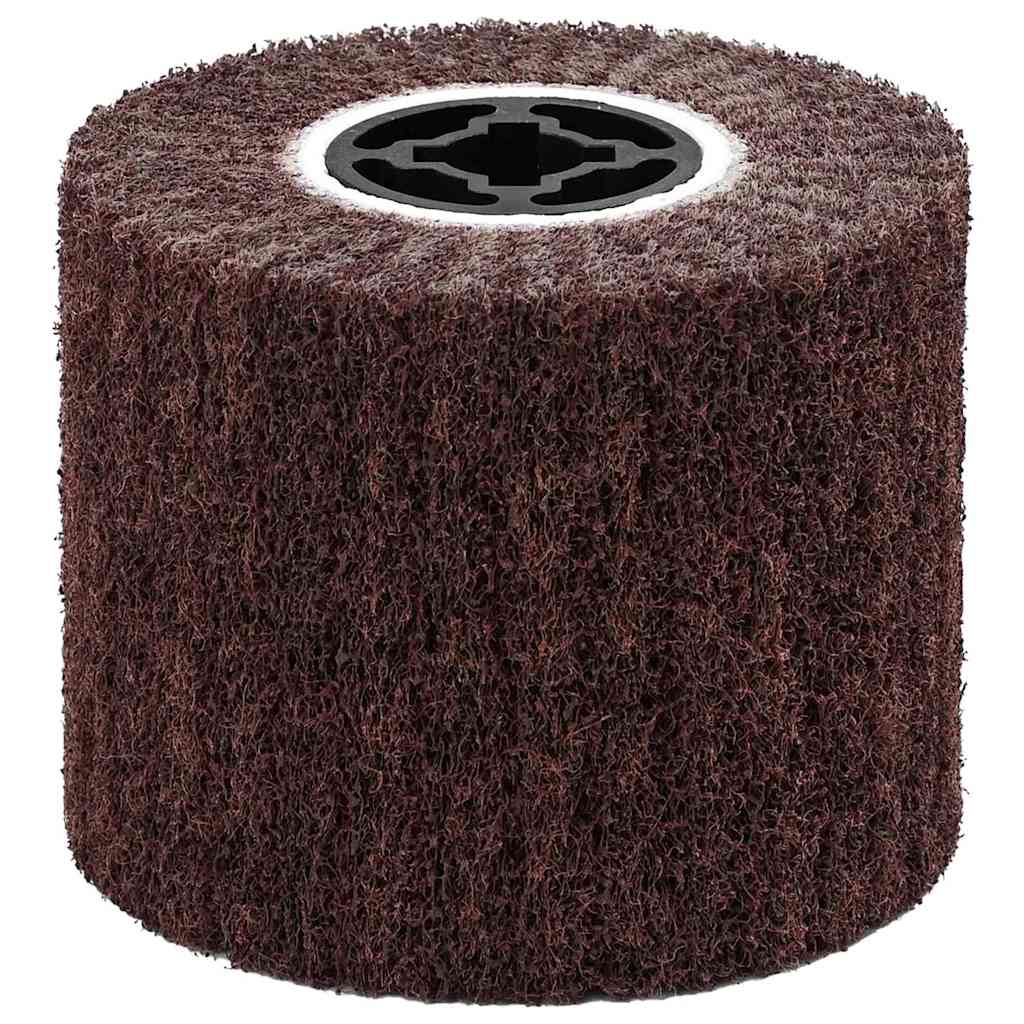 vidaXL Sanding Rollers 3 pcs Brown 12 x 12 x 10 cm Synthetic Fibre 3
