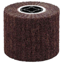 vidaXL Sanding Rollers 3 pcs Brown 12 x 12 x 10 cm Synthetic Fibre 3