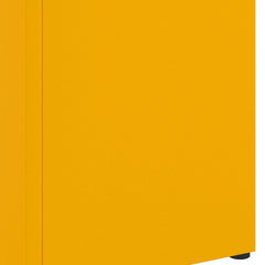 vidaXL Rain Umbrella Stand Mustard 15.5 x 15.5 x 49 cm Steel 6