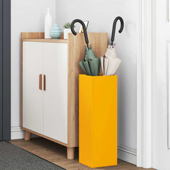 vidaXL Rain Umbrella Stand Mustard 15.5 x 15.5 x 49 cm Steel 3