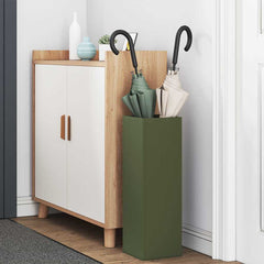 vidaXL Rain Umbrella Stand Olive 15.5 x 15.5 x 49 cm Steel 3