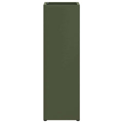 vidaXL Rain Umbrella Stand Olive 15.5 x 15.5 x 49 cm Steel 4