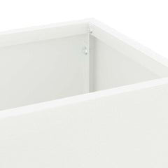 vidaXL Rain Umbrella Stand White 15.5 x 15.5 x 49 cm Steel 5