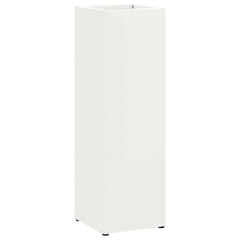 vidaXL Rain Umbrella Stand White 15.5 x 15.5 x 49 cm Steel 2