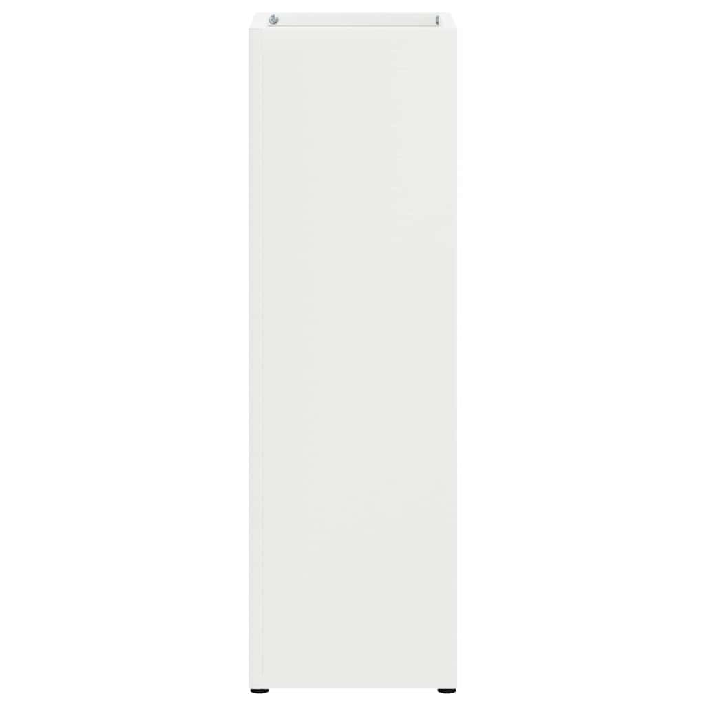 vidaXL Rain Umbrella Stand White 15.5 x 15.5 x 49 cm Steel 4
