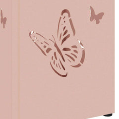vidaXL Rain Umbrella Stand with Storage Pink 15.5 x 15.5 x 49 cm Steel 6