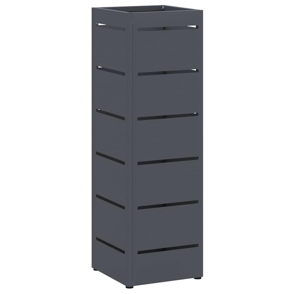 vidaXL Rain Umbrella Stand Anthracite 15.5 x 15.5 x 49 cm Steel 2