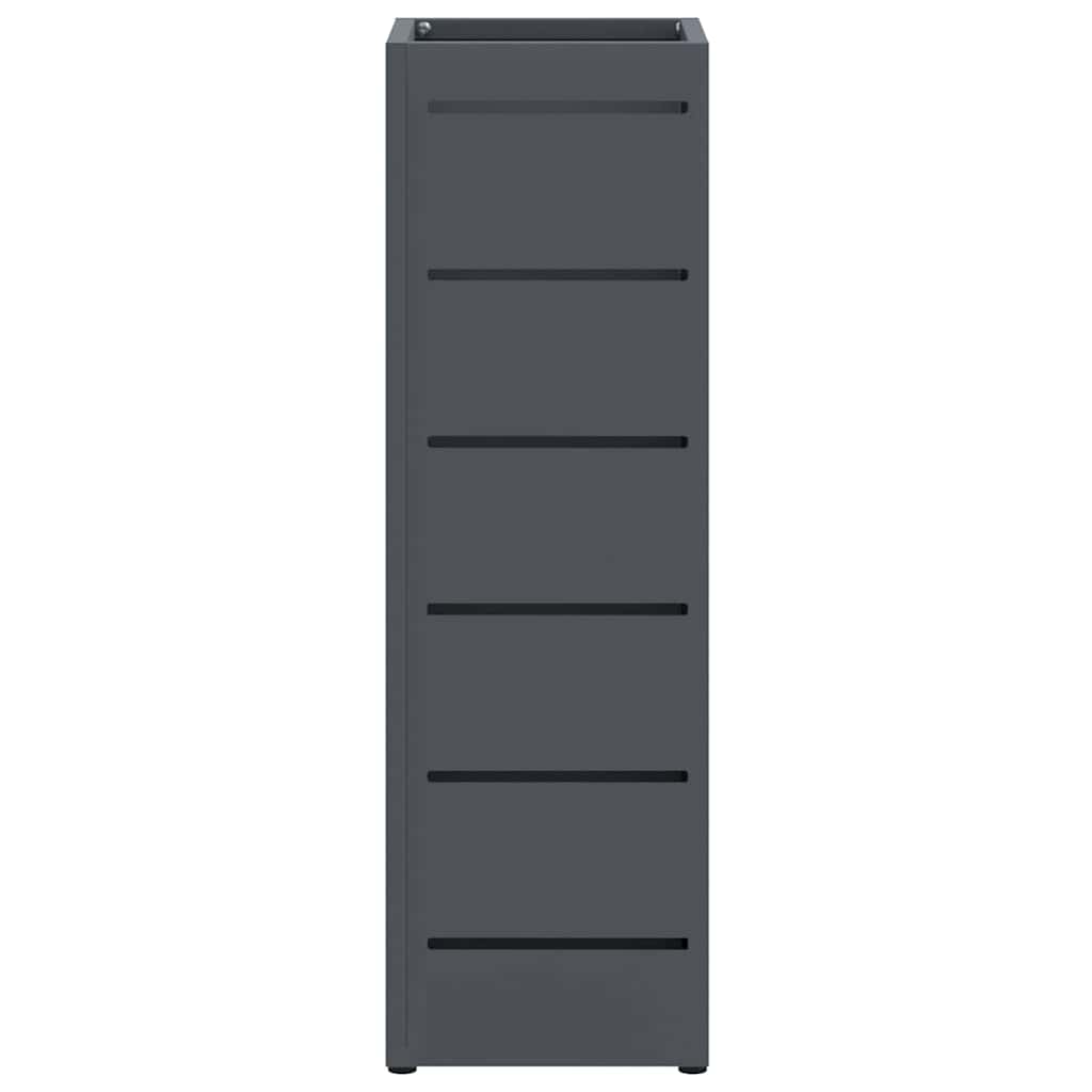 vidaXL Rain Umbrella Stand Anthracite 15.5 x 15.5 x 49 cm Steel 4