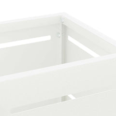 vidaXL Rain Umbrella Stand White 15.5 x 15.5 x 49 cm Steel 5
