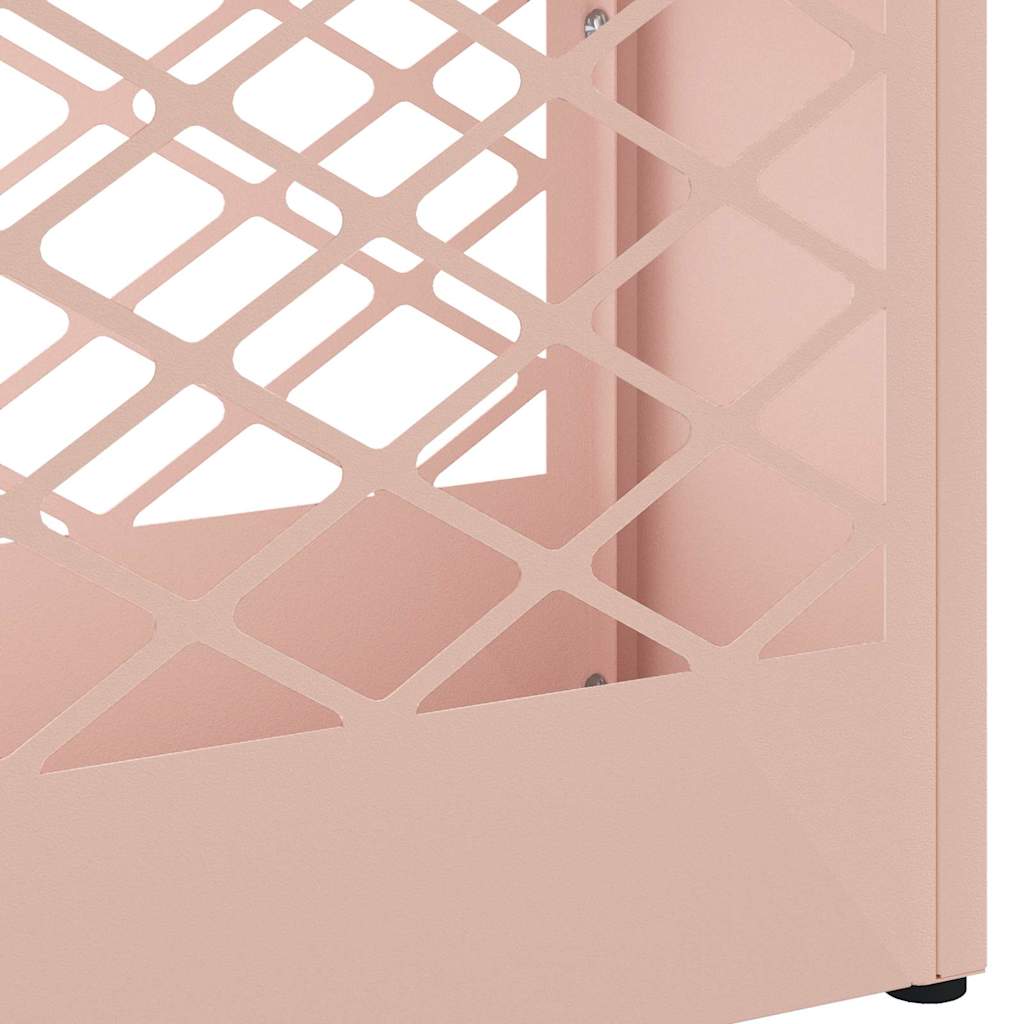 vidaXL Rain Umbrella Stand Pink 28 x 12 x 41 cm Steel 6