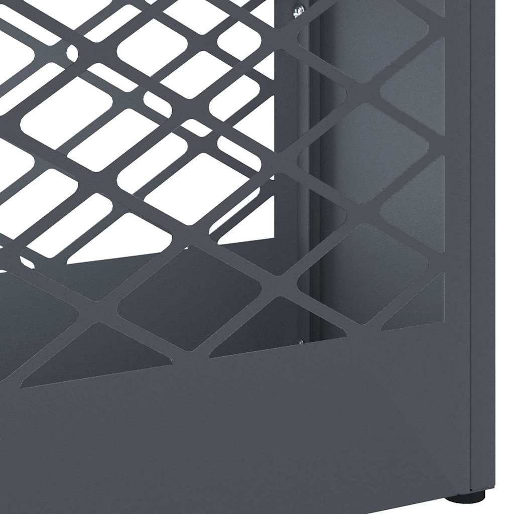 vidaXL Rain Umbrella Stand Anthracite 28 x 12 x 41 cm Steel 6