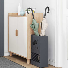 vidaXL Rain Umbrella Stand Anthracite 28 x 12 x 41 cm Steel 3