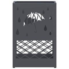 vidaXL Rain Umbrella Stand Anthracite 28 x 12 x 41 cm Steel 4