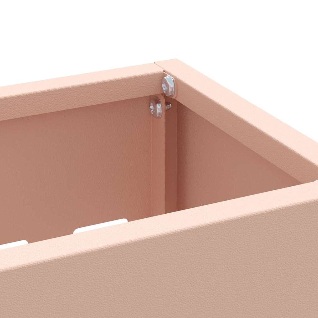 vidaXL Rain Umbrella Stand Pink 28 x 12 x 41 cm Steel 5