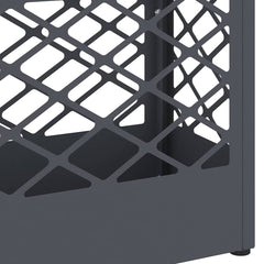 vidaXL Rain Umbrella Stand Anthracite 28 x 12 x 41 cm Steel 6