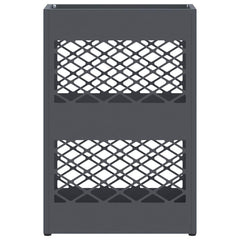 vidaXL Rain Umbrella Stand Anthracite 28 x 12 x 41 cm Steel 4