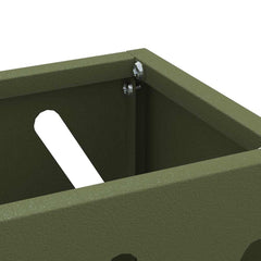 vidaXL Rain Umbrella Stand Olive Green 28 x 12 x 41 cm Steel 5