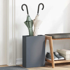 vidaXL Rain Umbrella Stand Anthracite 28 x 12 x 41 cm Steel 1