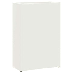 vidaXL Rain Umbrella Stand White 28 x 12 x 41 cm Steel 2