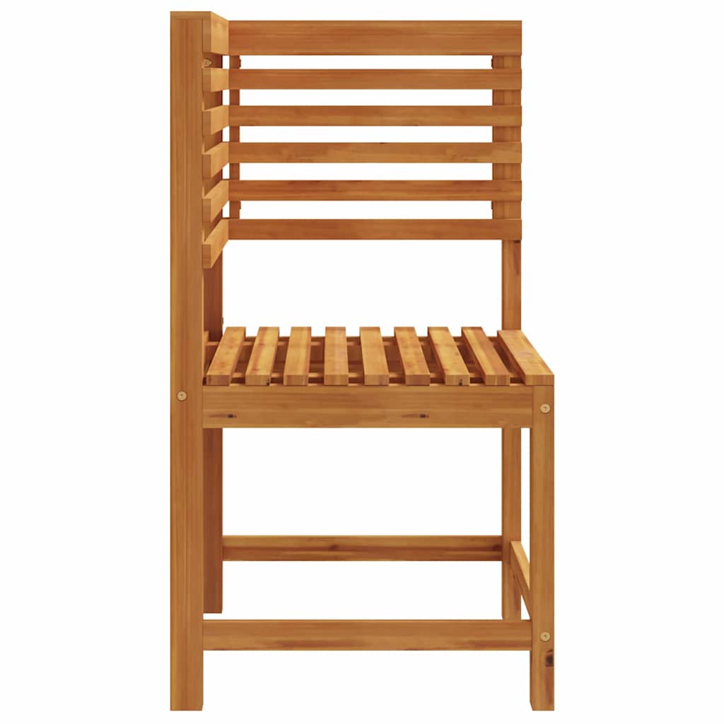 vidaXL Garden Chair Brown 50 x 50 x 91cm Solid Acacia wood 5
