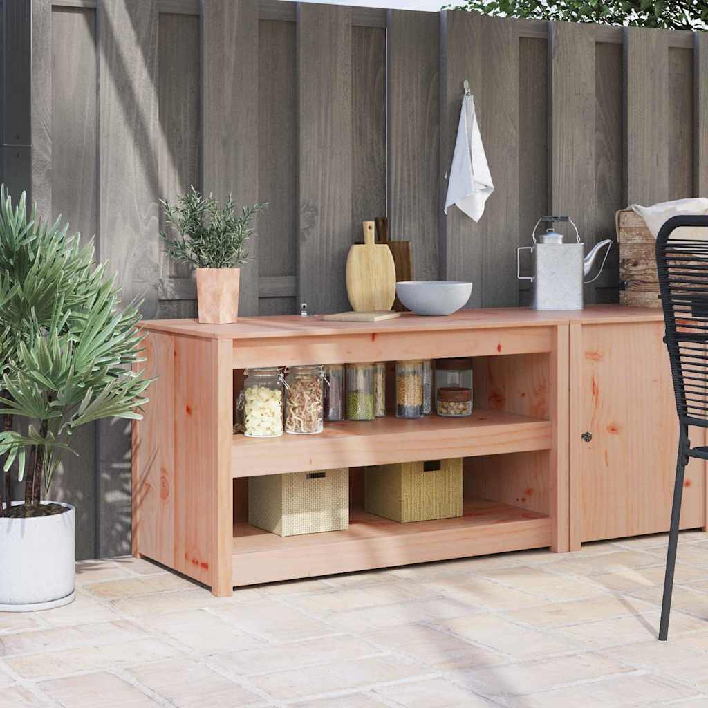 Kitchen Cabinet MEPPEL Brown Oak 106 x 55 x 64 cm Douglas wood