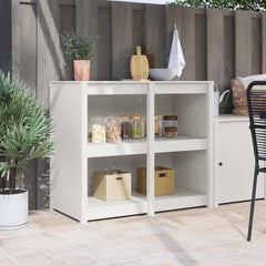 Kitchen Cabinet MEPPEL 106 x 55 x 92 cm White pinewood