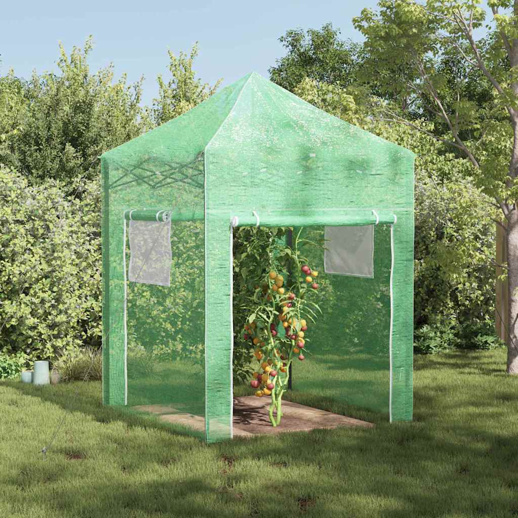 Greenhouse with Pop-up Frame Green Iron 200 cm 300 cm 200 cm