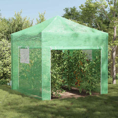 Greenhouse with Pop-up Frame Green Iron 290 cm 315 cm 290 cm