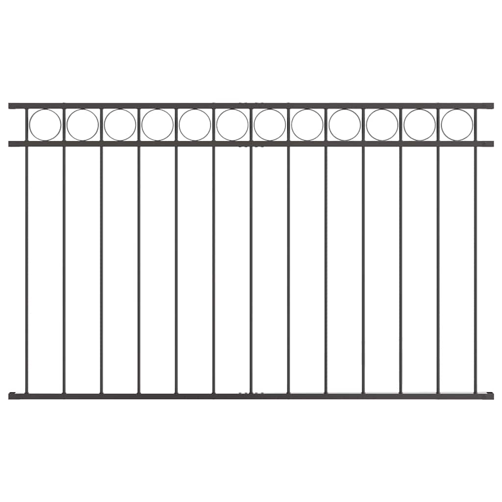 vidaXL Fence Element ASSEN 170 x 80 cm Steel Grey 2